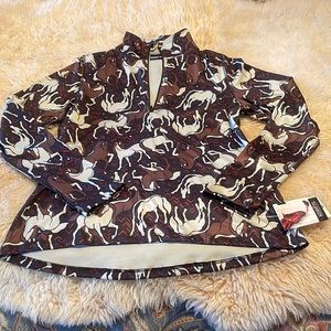 KERRITS Ladie’s Riding Shirt Size L NWT